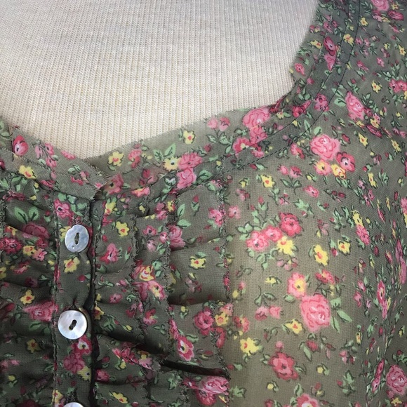 Motherhood Maternity flutter sleeve ruffle Medium - Picture 4 of 14